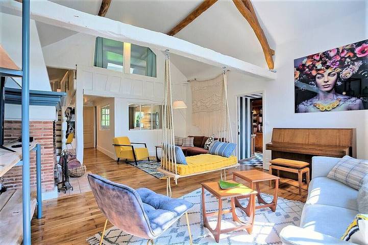 Maison de vacances pour 12 personnes, avec jacuzzi et jardin à Amboise