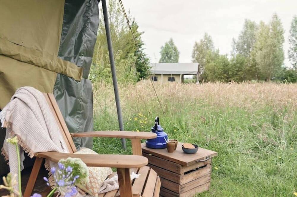 Tenthuisje 3 inclusief hottub - Landhoeve in Veluwe