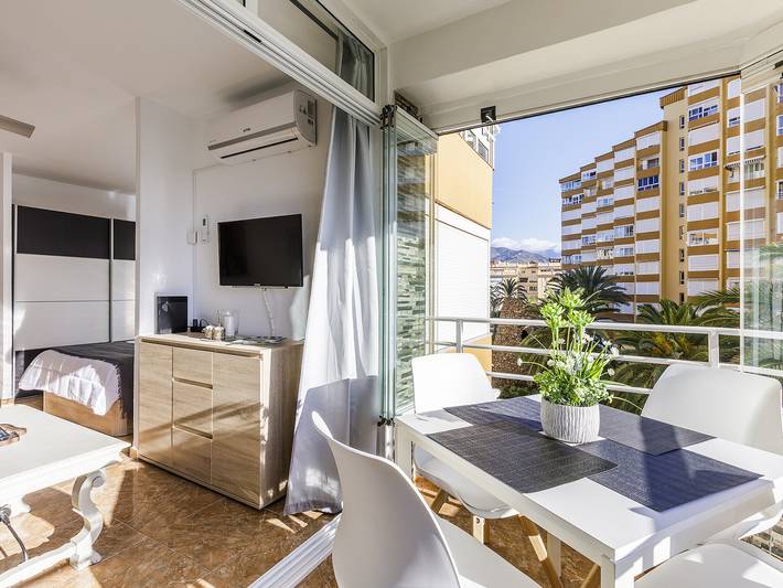 Studio für 2 Personen, mit Terrasse und Pool in Algarrobo - 2