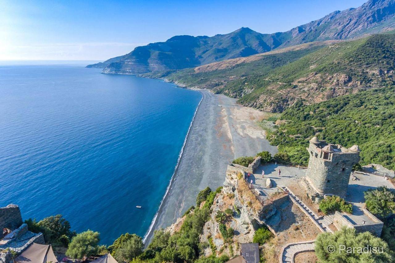 Double Room with Sea View in Nonza, Cap Corse