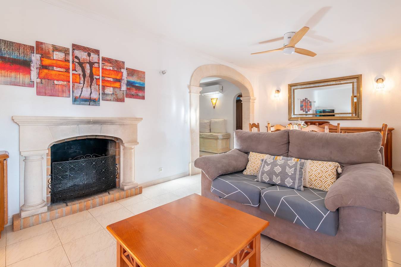 Villa for 6 personer med have in Pollença, Mallorcas kyst