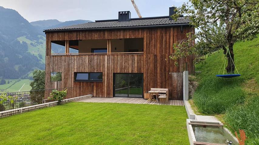 Ferienwohnung für 6 Personen, mit Sauna und Terrasse sowie Ausblick, mit Haustier in Hainzenberg - 2