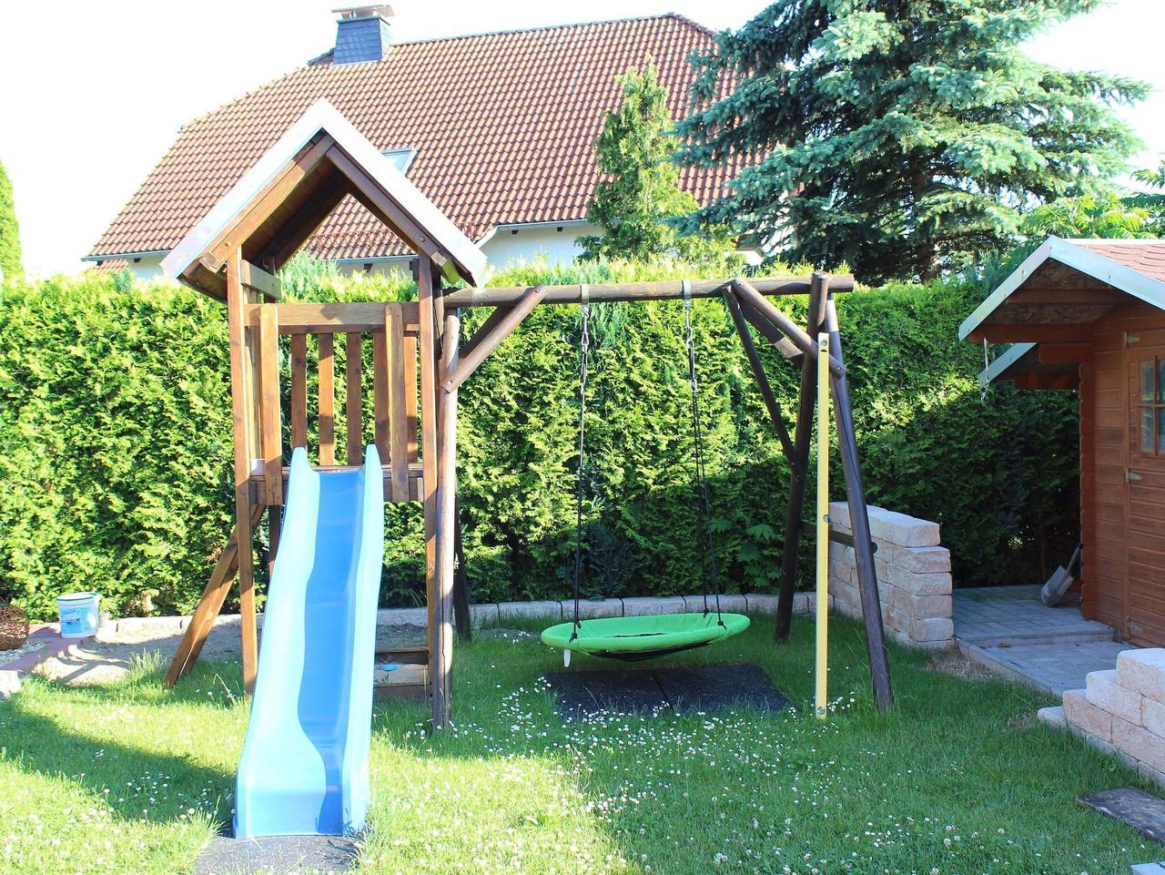 Ganze Ferienwohnung, Ferienwohnung Heckel – Urlaub in der Oberlausitz - Ferienwohnung mit Garten und Grillplatz in Malschwitz, Oberlausitz Niederschlesien