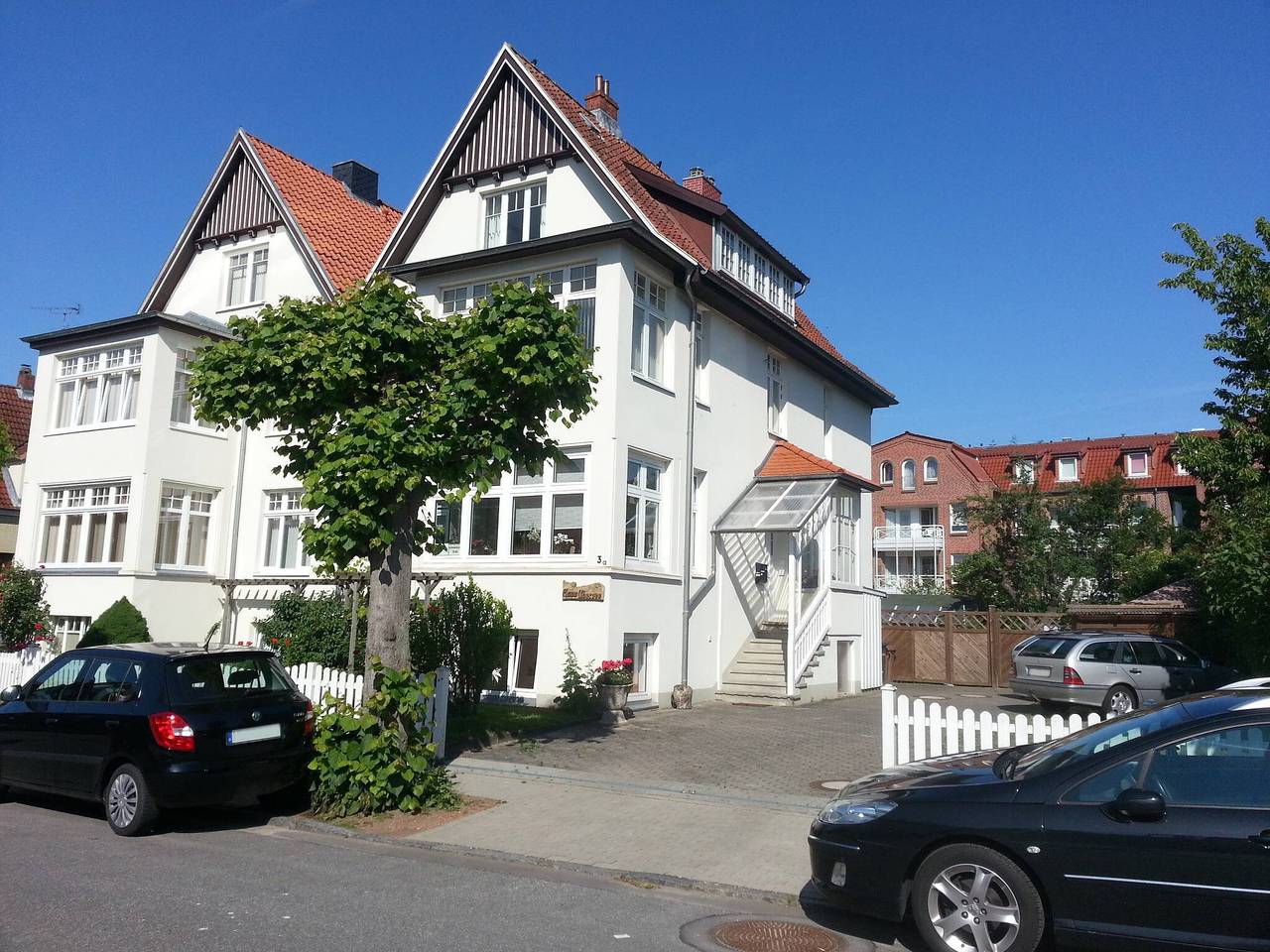 Ganze Wohnung, Ferienwohnung 'Haus Übersee Wohnung Timbuktu' mit Gemeinschaftsgarten und Wlan in Travemünde, Lübeck