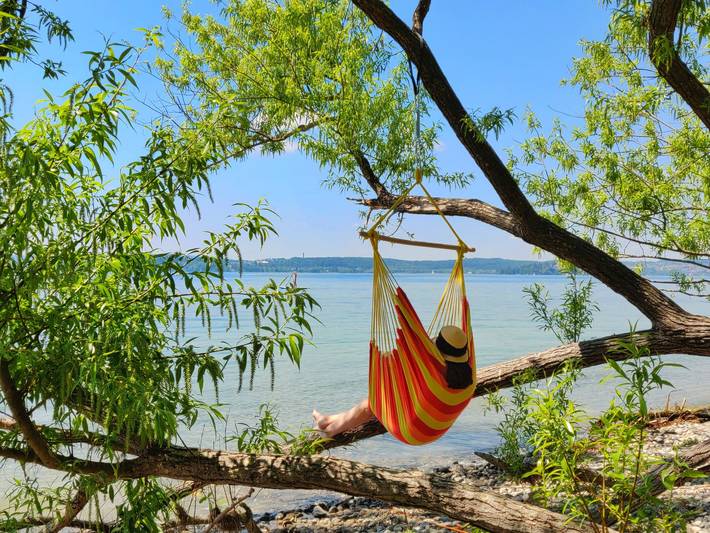 Appartement de vacances pour 4 personnes, avec jardin ainsi que vue sur le lac et sauna - 1