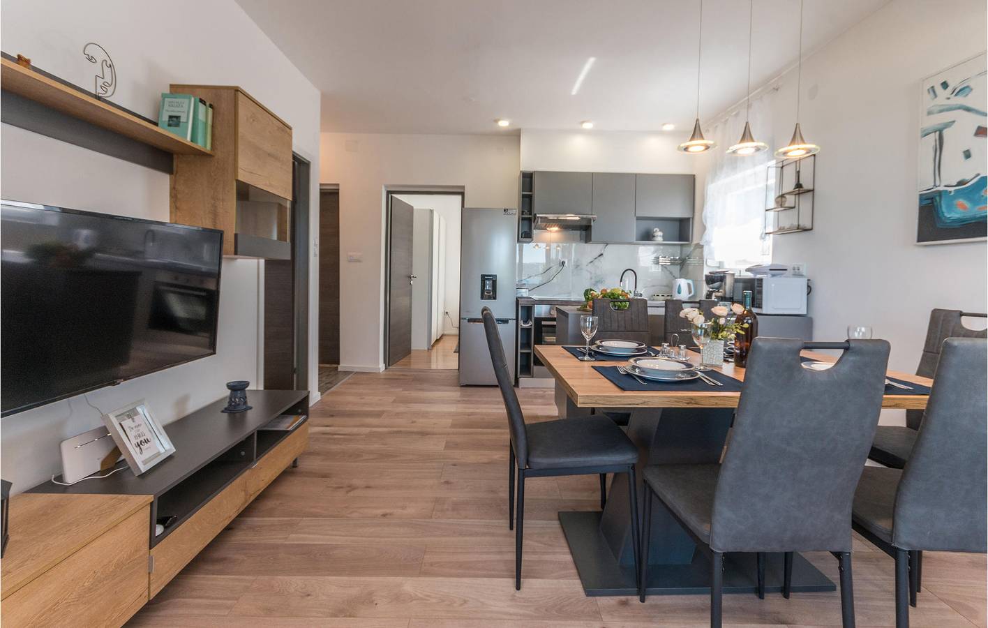 Cijeli apartman za odmor, Apartman za odmor za 4 osoba s pogled na jezero in Općina Sveti Filip i Jakov, Zadarska županija