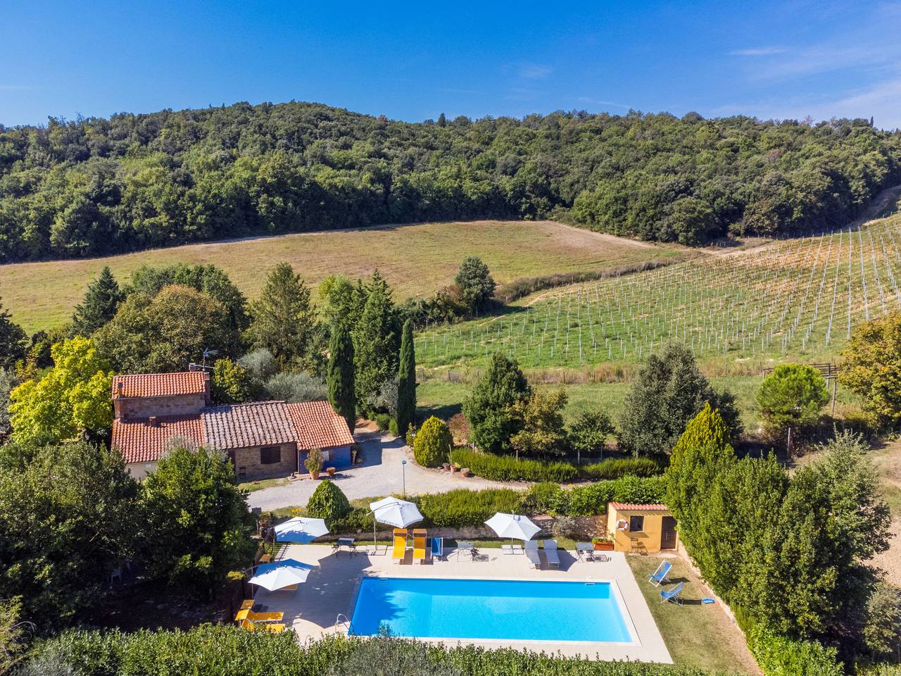 Hel leilighet, Focolare in Trequanda, Provinsen Siena