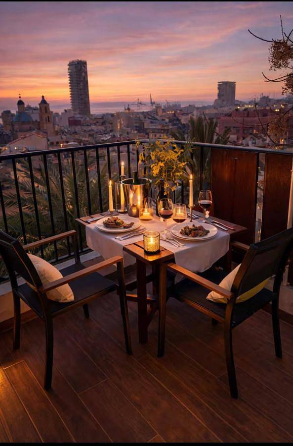 Ferienhaus für 2 Personen, mit Balkon und Ausblick in Alicante - 4