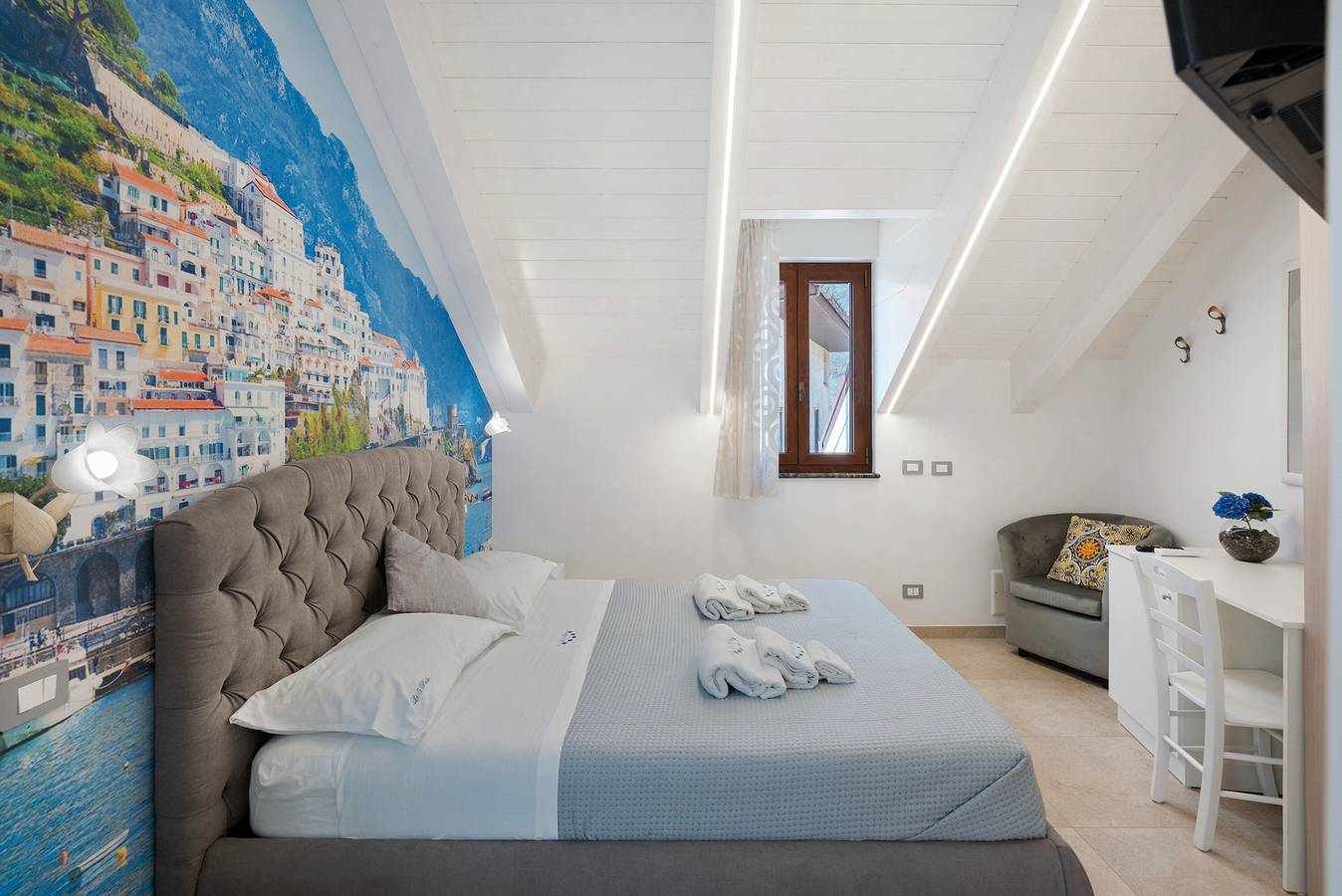 Zimmer 'Amalfi' mit Bergblick, Wlan und Klimaanlage in Pianillo, Agerola