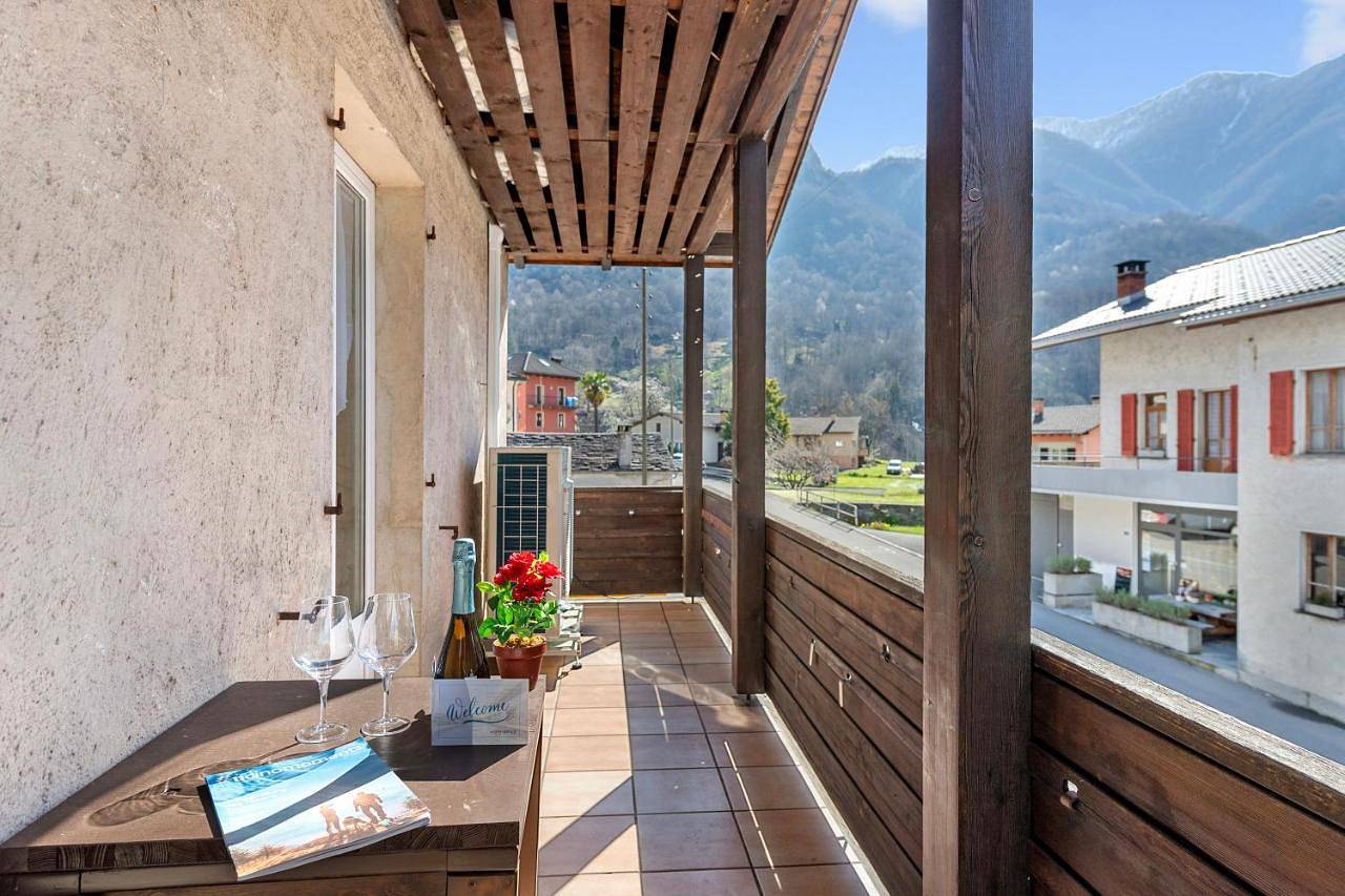 Studio with Balcony in S. Carlo (Val Bavona), Cevio