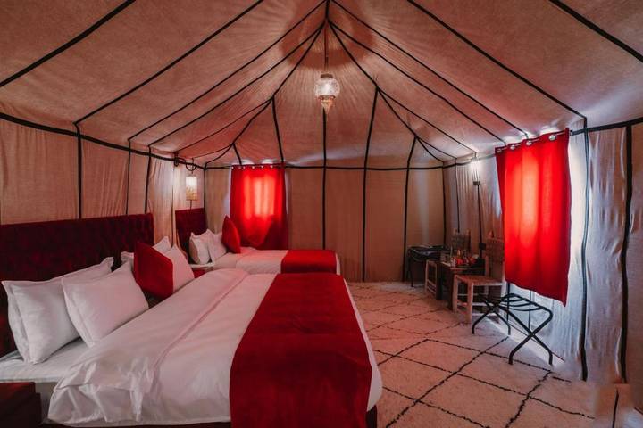 Camping für 4 Personen, mit Pool und Seeblick sowie Garten und Ausblick, mit Haustier in Marokko