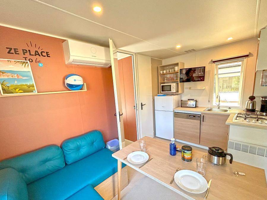 Camping Le Bosc - Mobilhome 5 personnes - Select Tv Lv Clim Plancha - 2ch - 4 ad+1enf-12ans in Saint-Cyprien, Côte d'Améthyste