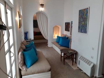 Gîte pour 4 personnes, avec terrasse dans Asilah