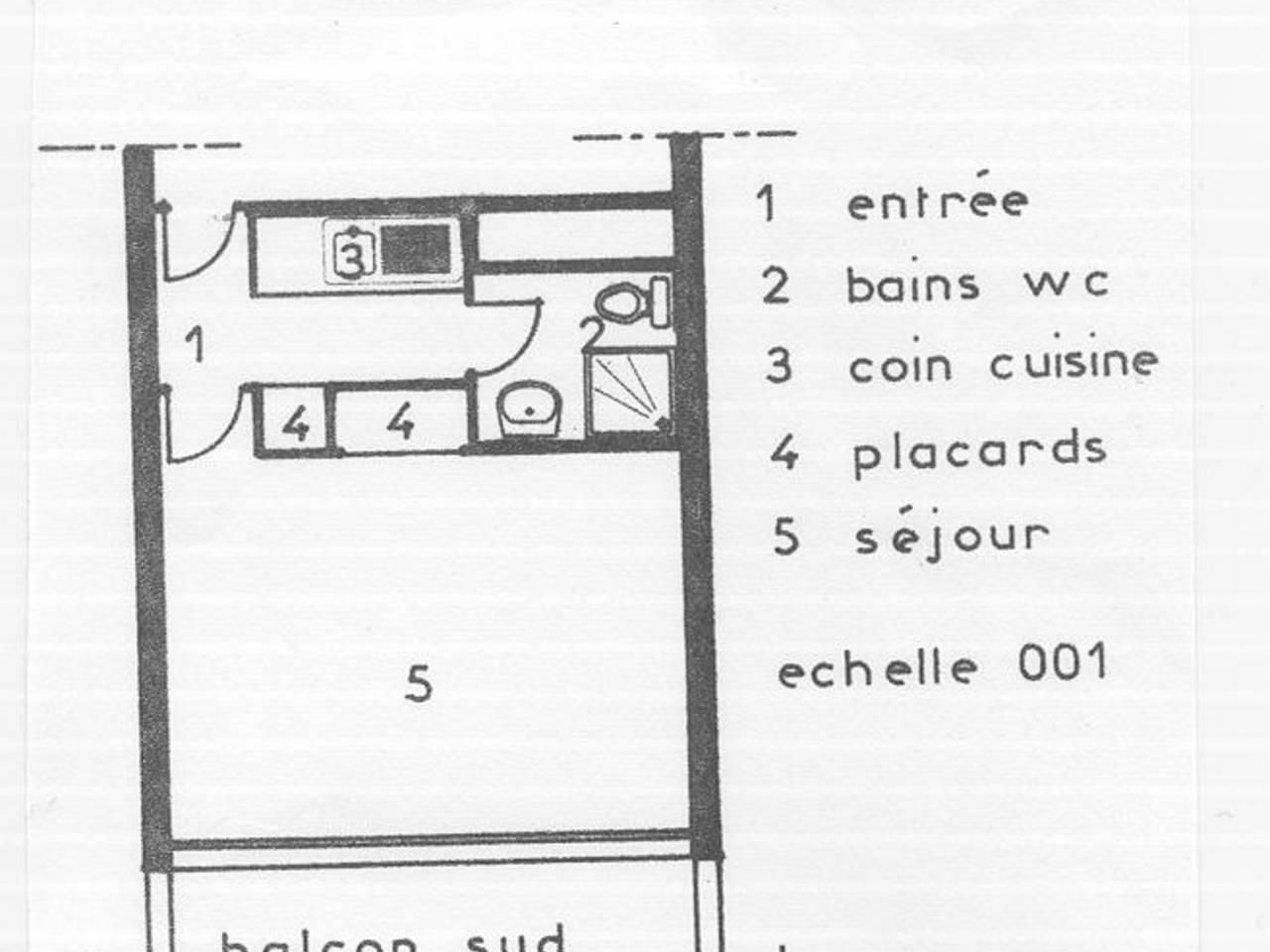Estudio entero, Estudio renovado sur con balcón, 3/4 pers., a pie de pistas in Plagne Centre, La Plagne-Tarentaise