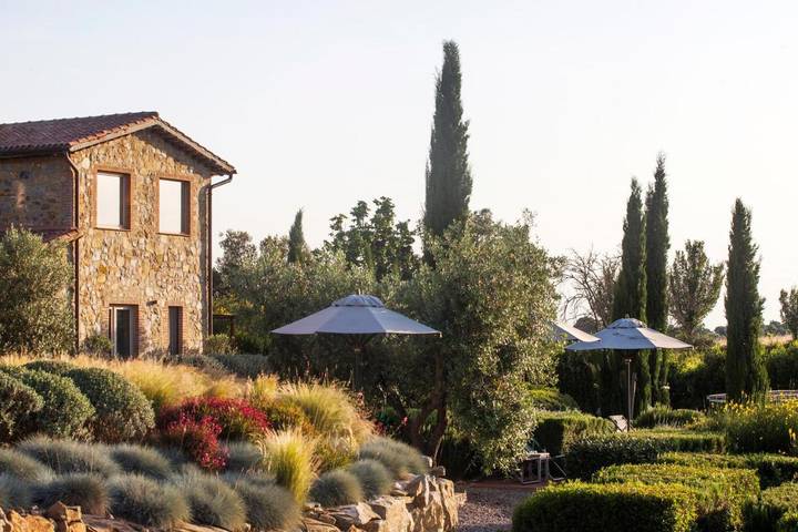 Chambre d’hôte pour 2 personnes, avec Terrasse ainsi que Jardin et Vue à Magliano in Toscana