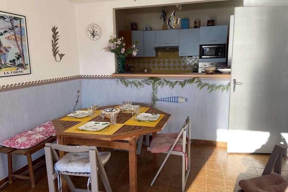 Appartamento intero, Waterfront apartment with terrace and sea view, Tiuccia in Casaglione, Ajaccio e dintorni