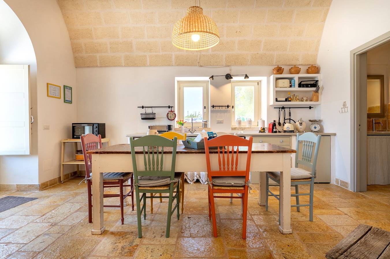 Villa 'Trulli Macco Macco' avec jardin privé et Wi-Fi in Locorotondo, Province de Bari