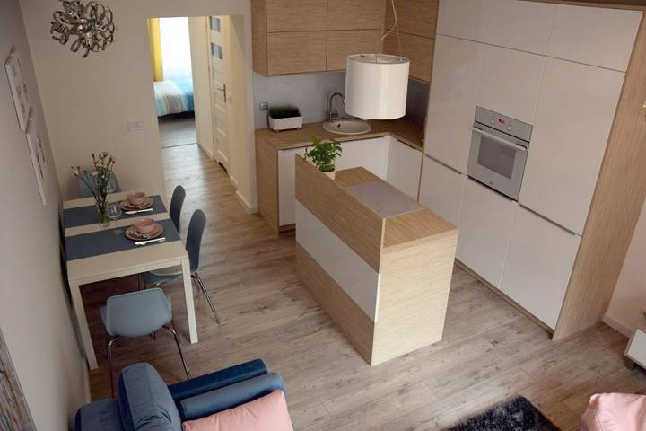 Apartament wakacyjny dla 6 osób, z Balkon i Widok w Koszalin