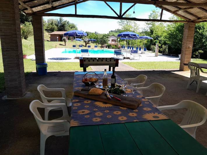 Ferienwohnung für 5 Personen, mit Garten und Pool