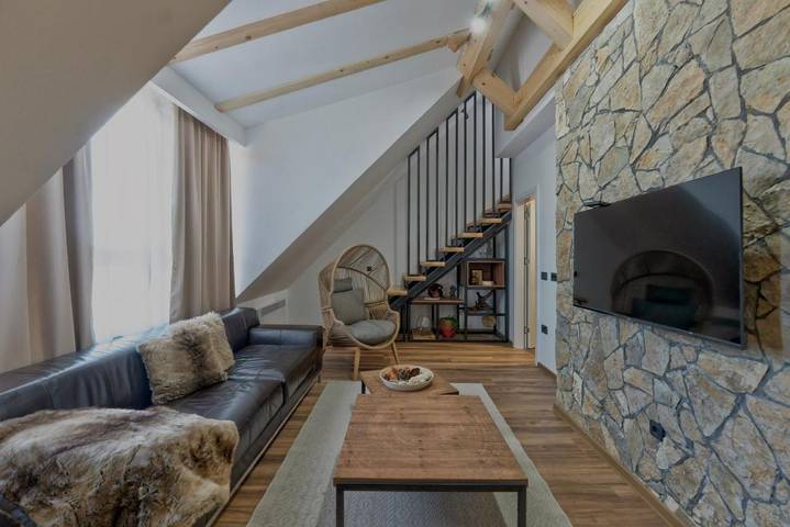 Appart’hôtel pour 6 personnes, avec terrasse ainsi que vue sur le lac et vue, animaux acceptés