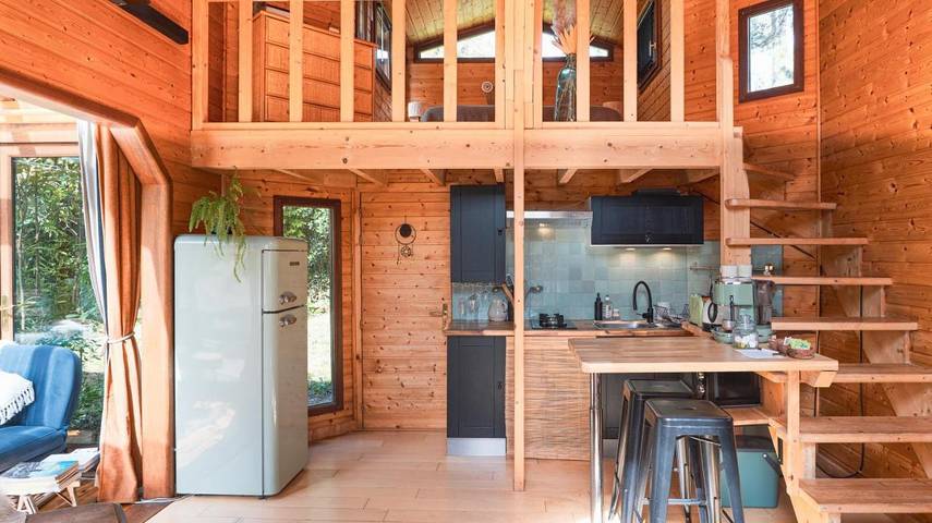 Gîte pour 2 personnes, avec terrasse et jacuzzi ainsi que piscine et jardin à Les Ollières-sur-Eyrieux - 4