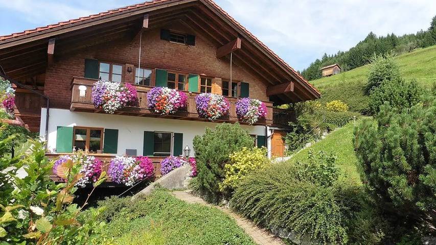Ferienwohnung für 4 Personen, mit Terrasse und Garten, mit Haustier in Bad Hindelang