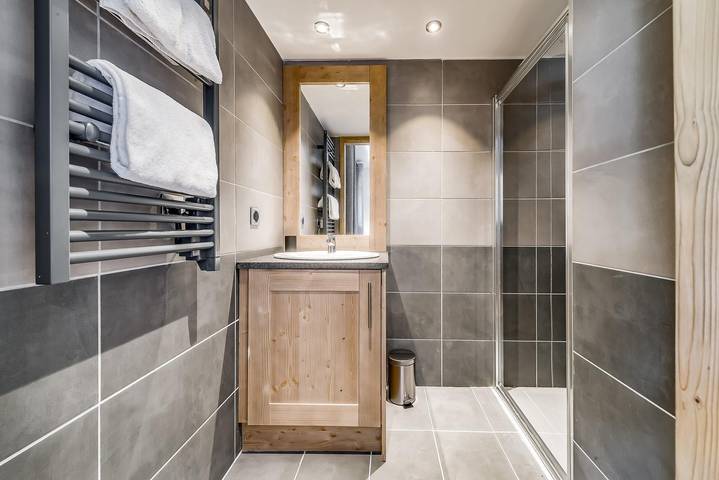 Appartement de vacances pour 8 personnes, avec sauna et balcon à Tignes