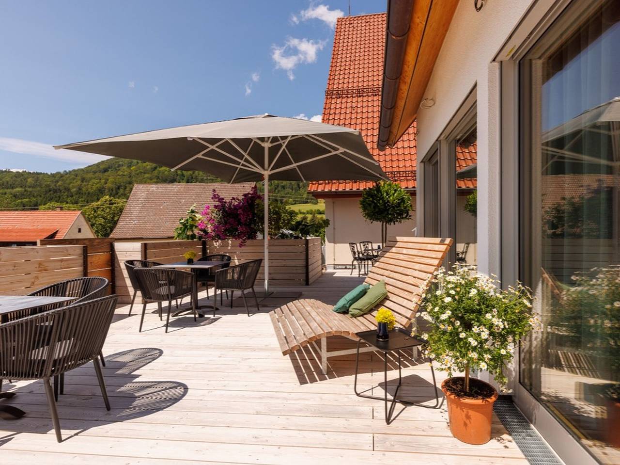 Krone Lautlingen - Doppelzimmer mit Dusche und Wc in Albstadt, Neckar-Alb