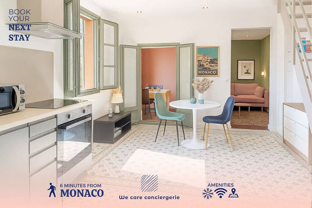 Come and enjoy Monaco and its surroundings in this unique and quiet accommodation in Beausoleil, Nizza Region