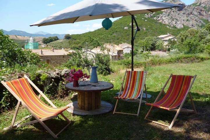 Maison de vacances pour 3 personnes, avec jardin