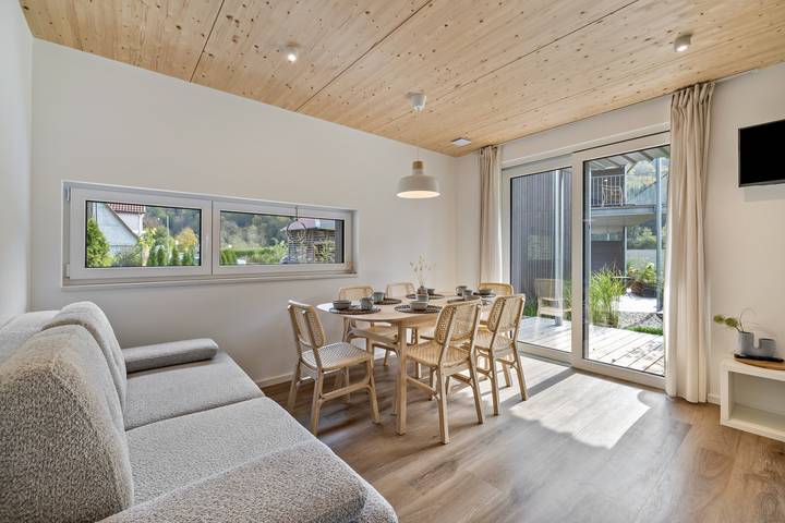 Ferienwohnung für 6 Personen, mit Garten und Sauna in Schwäbische Alb