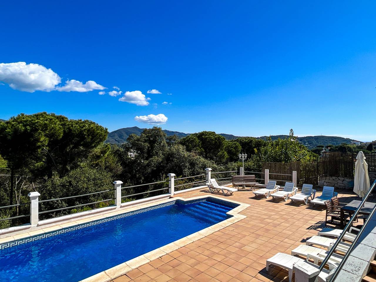 Casa con piscina privada, barbacoa, Wi-Fi y admiten mascotas para 10 pers. in San Cipriano de Vallalta, Costa del Maresme