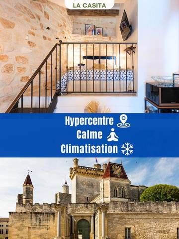 Gîte pour 2 personnes, avec vue, animaux acceptés dans Office De Tourisme D Uzes
