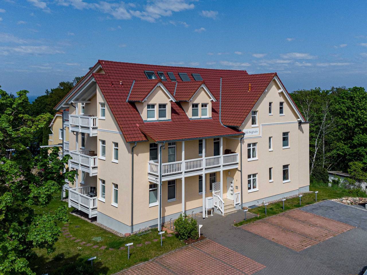 Ganze Ferienwohnung, Fewos Altmann - Villa Bergfrieden - Wohnung 8 in Göhren, Rügen
