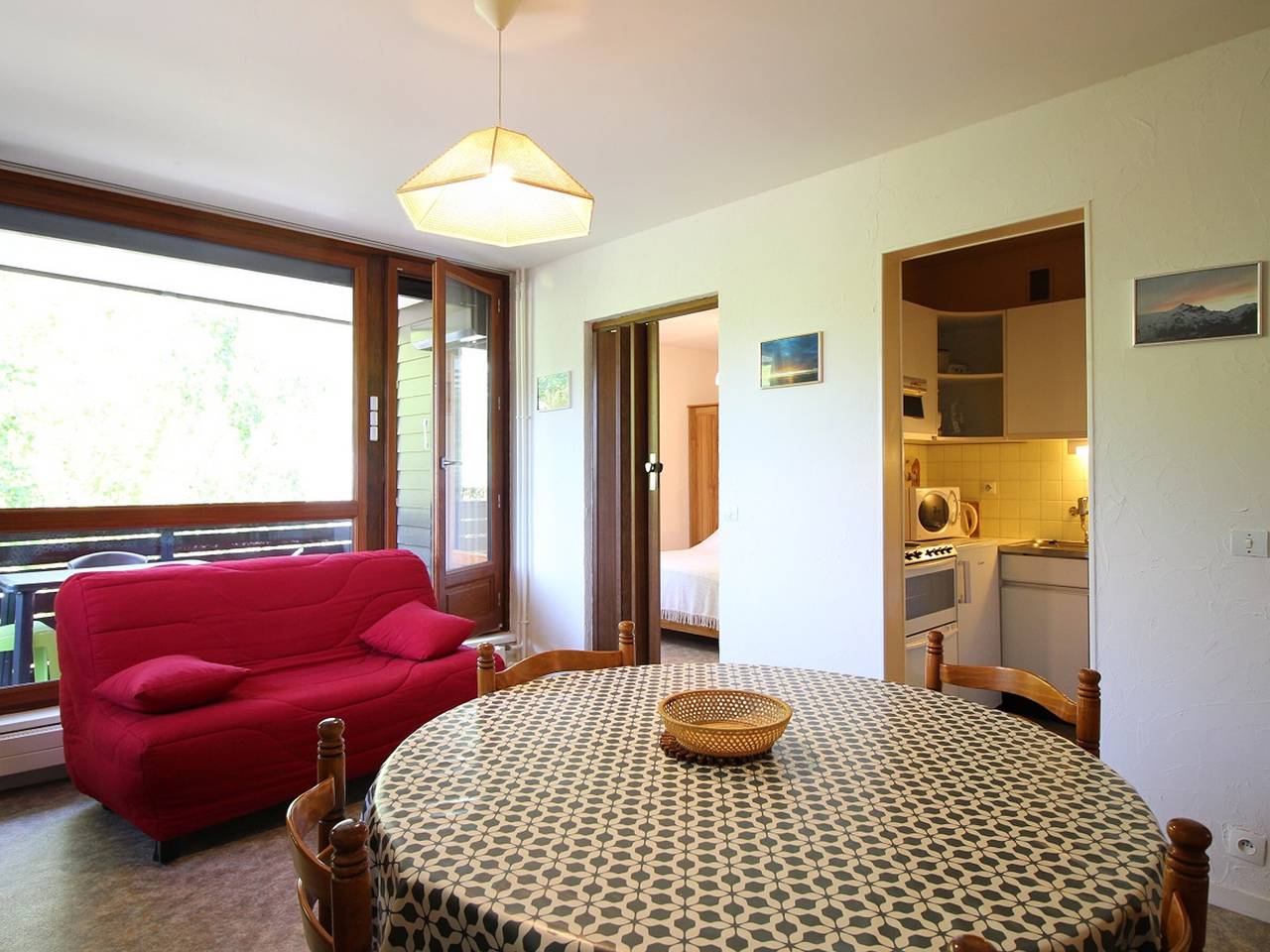 Appartement entier, Mont-Dore T2 avec Balcon et Garage Privé in Mont-Dore, Parc naturel régional des Volcans d'Auvergne