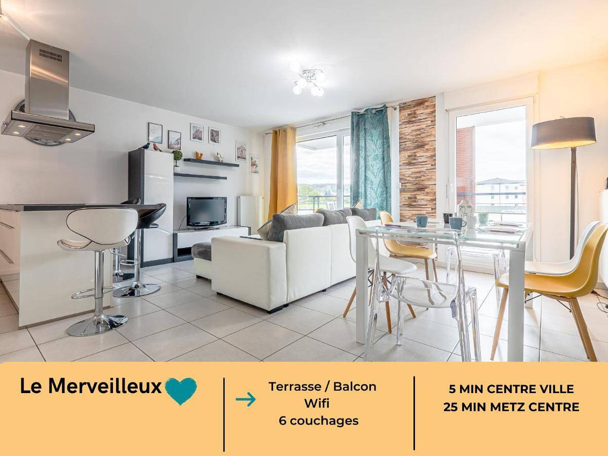 Appartement entier, Le Merveilleux - Proche Thionville, Metz, Luxembourg in Yutz, Moselle