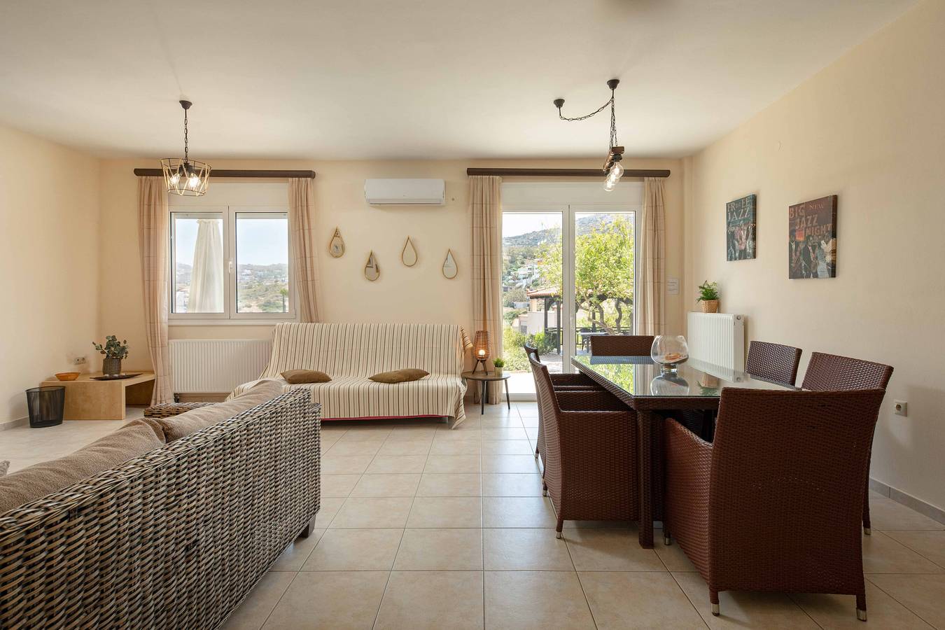 Ferienhaus 'Villa Melenia 1' mit Meerblick, Wlan und Klimaanlage in Agia Pelagia, Achlada