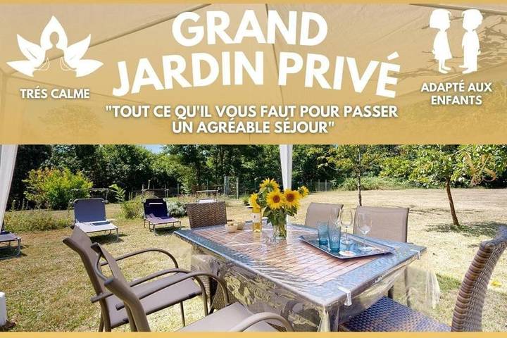 Maison de vacances pour 6 personnes, avec jardin