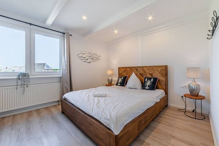 Ganze Wohnung, Ferienwohnung "Nordseeheimat" mit Balkon für entspannte Auszeiten in Nordfriesische Inseln (Schleswig-Holstein) (Schleswig-Holstein), Pellworm