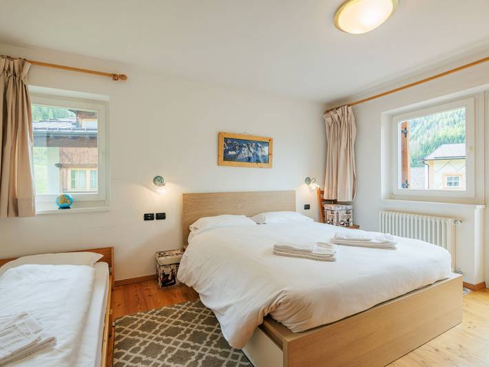 Gîte pour 6 personnes, avec balcon et jardin à Canazei - 4