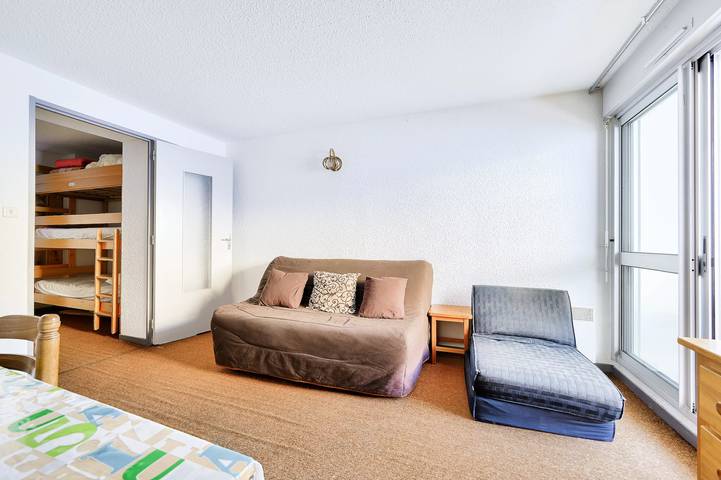 Location de vacances pour 4 personnes, avec balcon et vue dans La Mongie