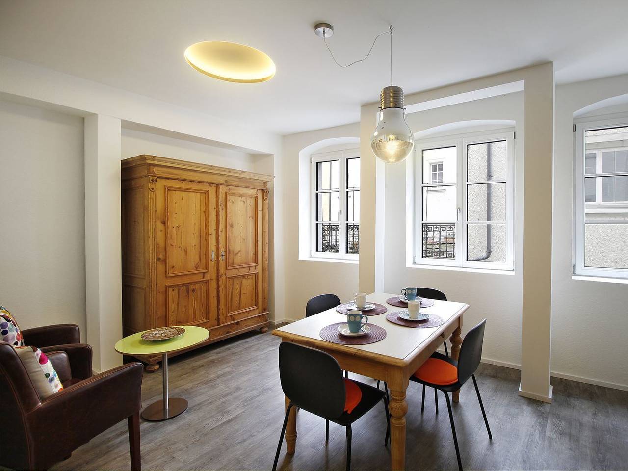 Ganze Wohnung, Ferienwohnung Mudita - hochwertig sanierter Altbau mit Wohnküche auf der Insel in Lindau, Bayerisch Schwaben