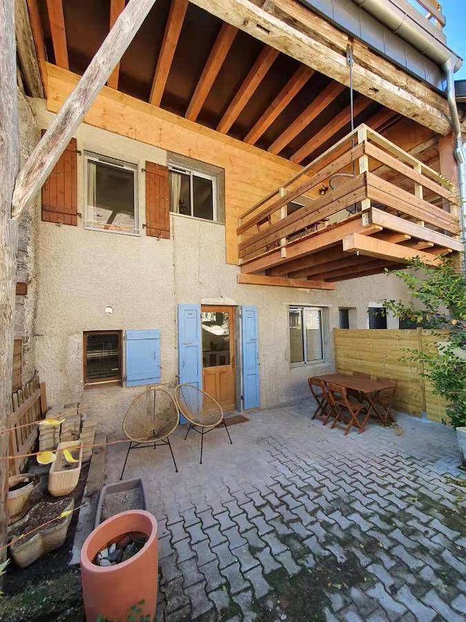 Appartement de vacances pour 4 personnes, avec jardin