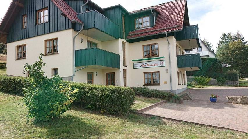 Ferienwohnung für 2 Personen, mit Terrasse und Garten sowie Sauna und Ausblick in Sorge