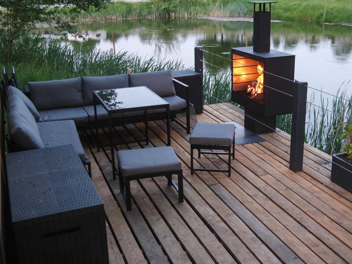 Tiny House am Naturteich mit Grill & Kamin - bis 5 Personen in Großharthau, Oberlausitz-Niederschlesien
