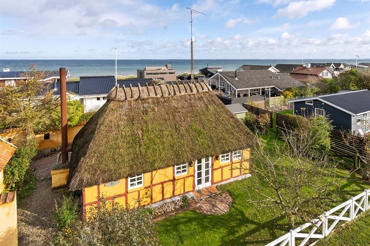 Ferieudlejning for 4 personer, med have og terrasse i Hasmark Strand