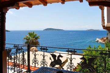 Maison d’hôte pour 2 personnes, avec jardin et balcon dans Skiathos