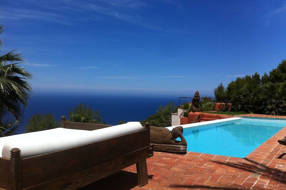 Luxusvilla Avy 7 Schlafzimmer, 7 Bäder, 14 bis 16 Personen, bester Sonnenuntergang Ibiza in Sant Joan de Labritja, Ibiza Norden