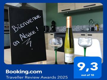 Gîte pour 4 personnes, avec terrasse à Sainte-Croix-aux-Mines