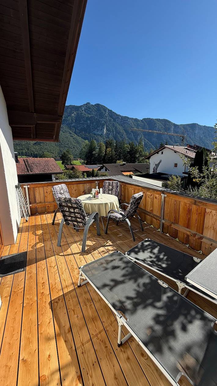 Appartement entier, Appartement « Hochstaufen » : vue montagne, balcon et Wi-Fi à Inzell in Inzell, Alpes bavaroises